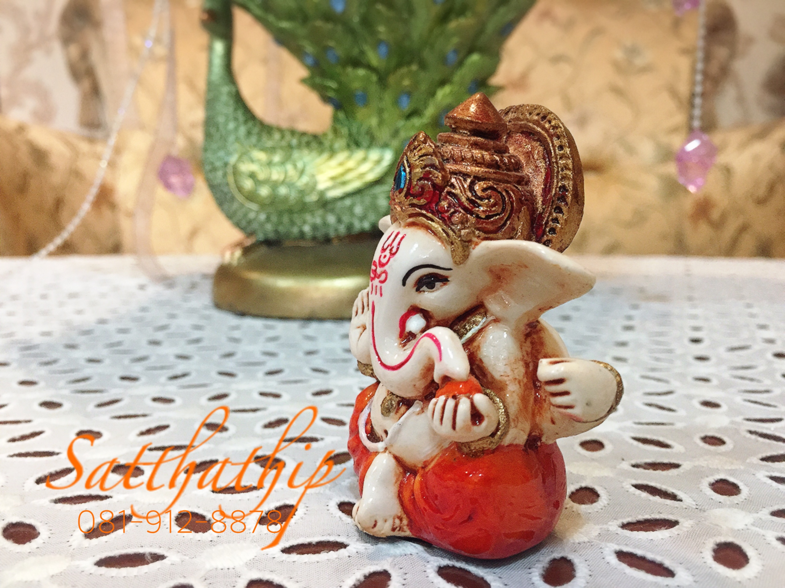 [สินค้าหมด - sold out***] พระพิฆเนศ ปางประทานพร (เซรามิก) - Ganesha: Lord of Success