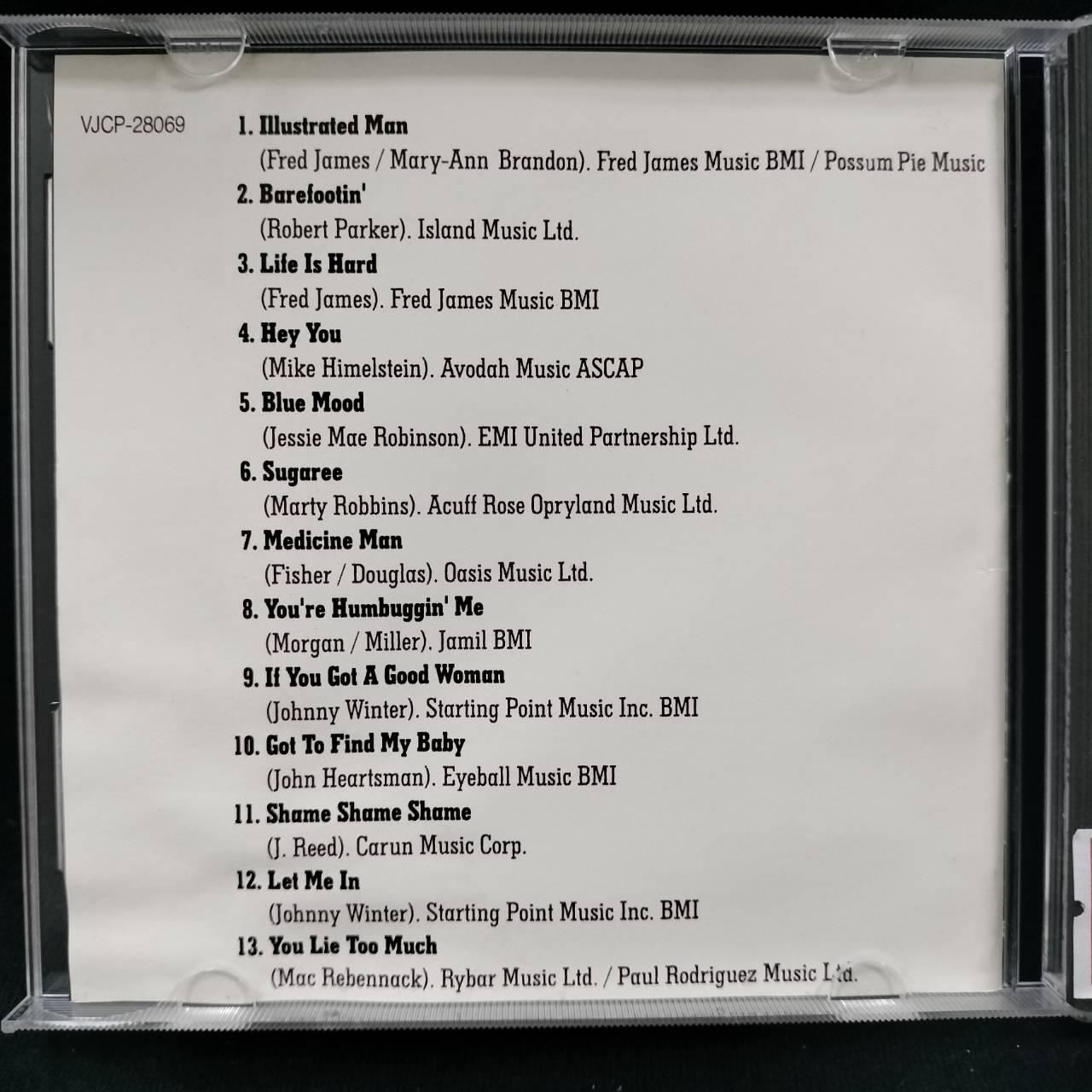 Johnny Winter – Let Me In / JAPAN / แผ่นดี