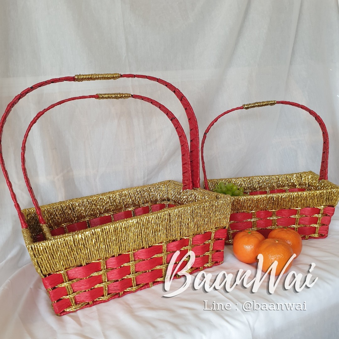 กระเช้า Code-005 VIP ทรงเหลี่ยม