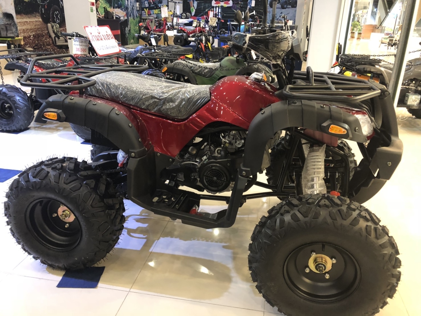 ATV150cc โฉมใหม่ปีล่าสุดประกอบนอกมาตราฐานยุโรป เครื่องยนต์คุณภาพAUTO GY6 เกียร์ออโต+เกียร์ถอย+ไฟบอกเกียร์+แถมรีโมทกันขโมยราคาโปรโมชั้น5xxxx