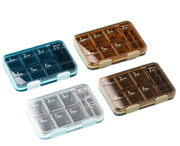 กล่องใส่ยา,กล่องยา,กล่องใส่ยา7วัน,กล่องใส่ยา7ช่อง,BPA FREE