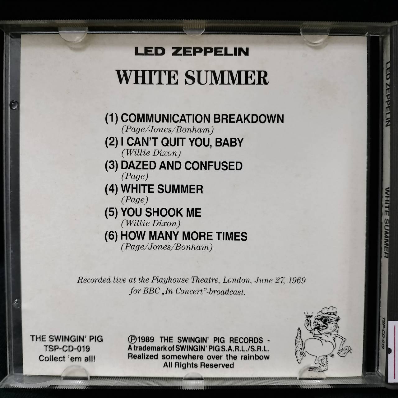 Led Zeppelin – White Summer / GERMANY / แผ่นดี