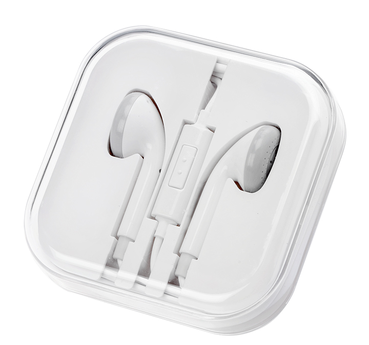 PISEN หูฟังสมอลทอล์ค 2 in 1 ทั้งโทรศัพท์และฟังเพลง G202 ขนาด 3.5 มม. ปุ่มปรับระดับเสียง ระบบ Optimistic Dynamic พลังเสียงกลางใสอะคูสติกและเสียงต่ำเบสหนักแน่น ชัดเจนเสียงต้นฉบับ สำหรับ Sumsung - สีขาว