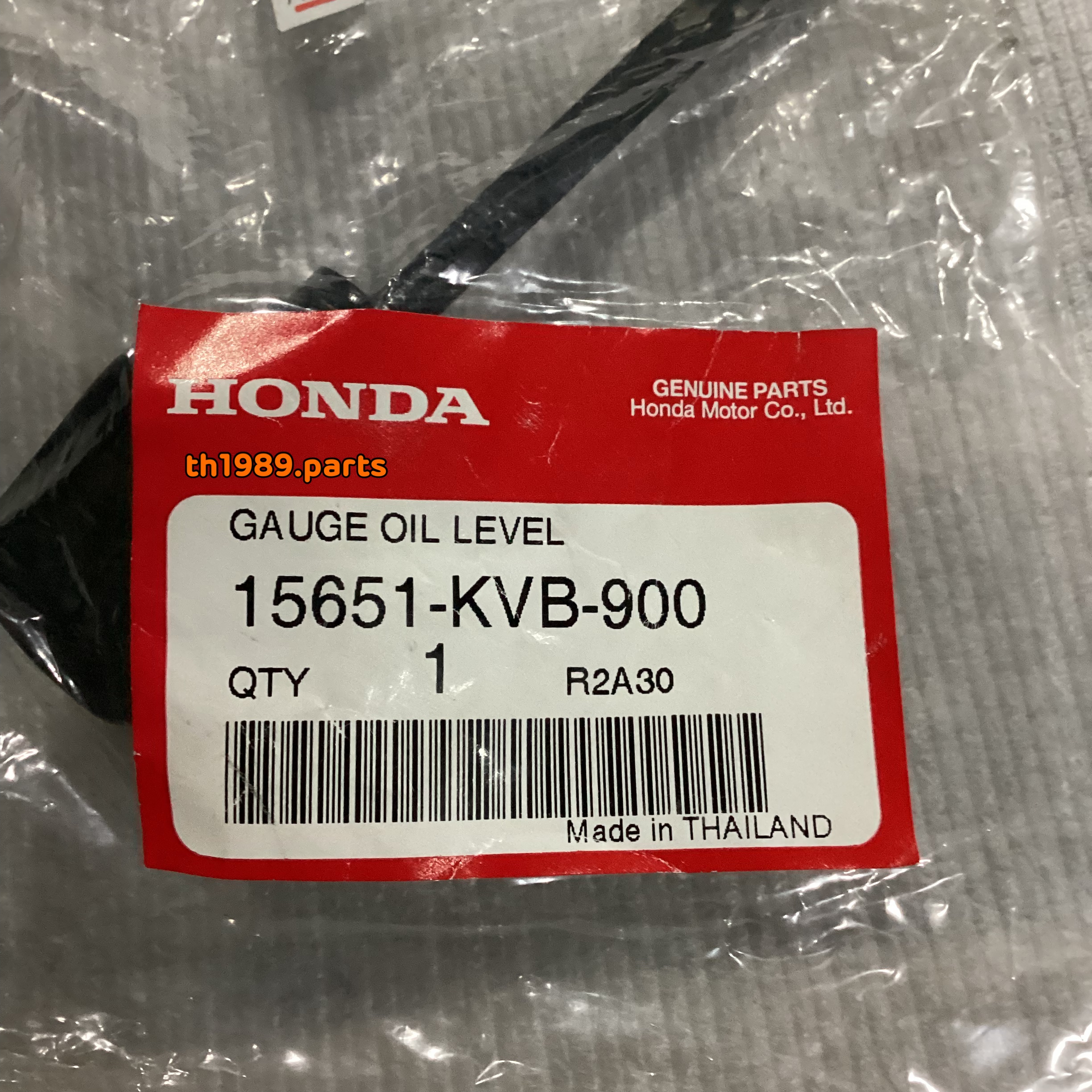 15651-KVB-900 ก้านวัดระดับน้ำมัน CLICK110i 2008 , CLICK110BS,BK CLICK110 2006 อะไหล่แท้ HONDA