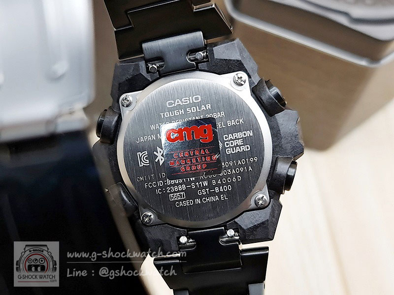 CASIO G-SHOCK นาฬิกาข้อมือ นาฬิกากันน้ำ นาฬิกาของแท้ ประกันศูนย์ CMG 1 ปี รุ่น GST-B400BD-1A2