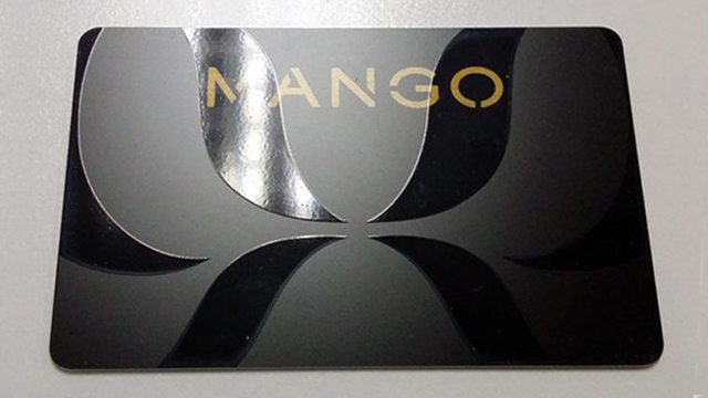 บัตรสปอตยูวี เน้นมันเงาเฉพาะจุด