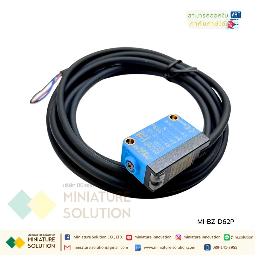 JINGJIAKE BZ-D62 NPN/ BZ-D62 PNP Reflective Photoelectric Sensor Detecting Range 40~600mm, 12~24VDC BZ E3Z-D61 R61 T61 เซนเซอร์ตรวจจับวัตถุ