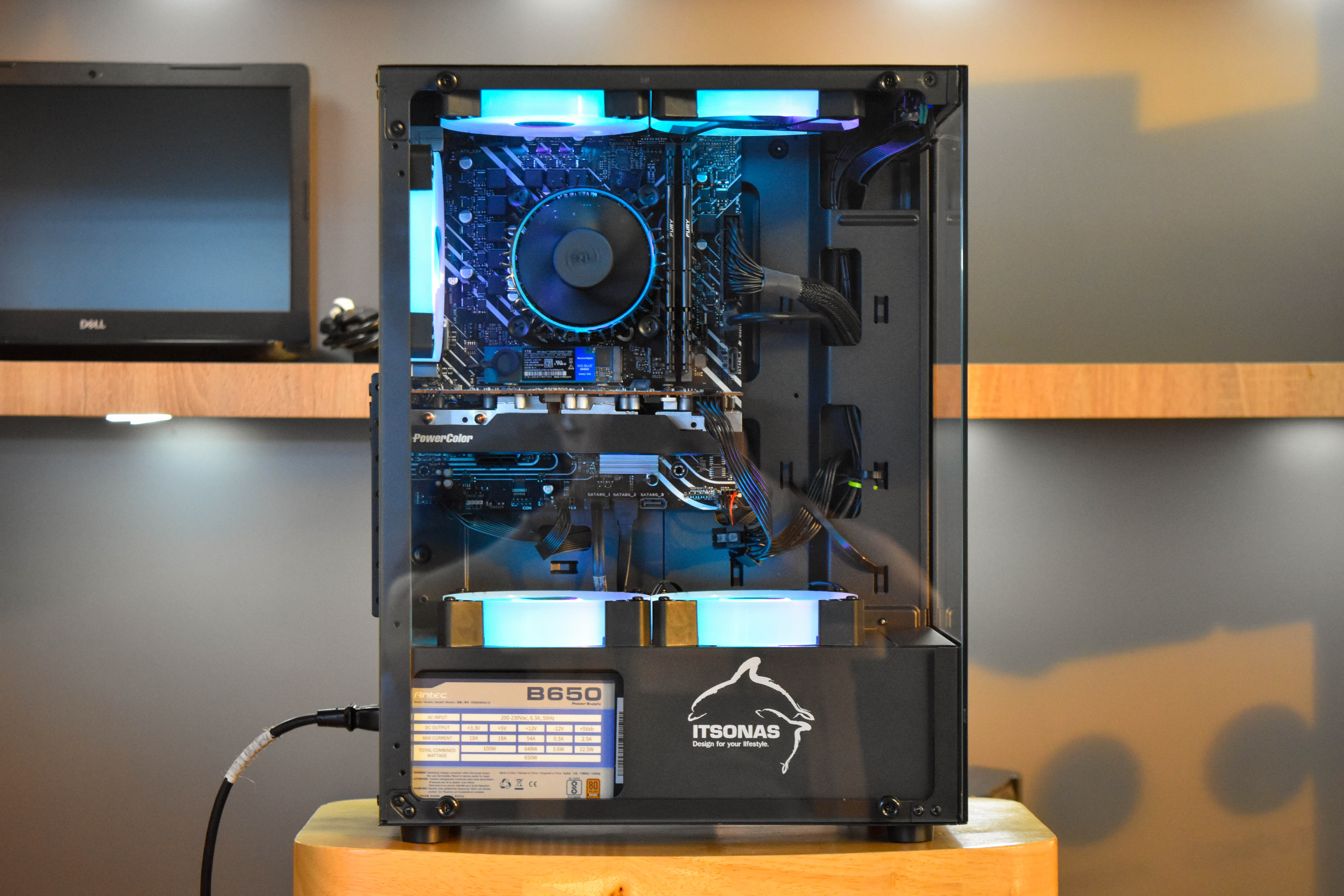 PC ประกอบ Intel Core i5-13500 / RAM 24GB / AMD Radeon RX 6650 XT / M.2 1TB+SSD SATA 256GB+HDD 2TB