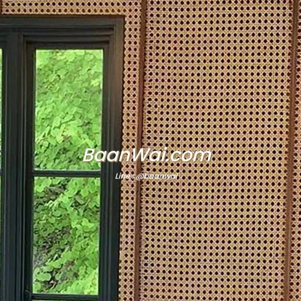 รวมไอเดีย & ตัวอย่างงานติดตั้งแผ่นหวาย แผ่นไม้ไผ่ งานสานต่างๆ