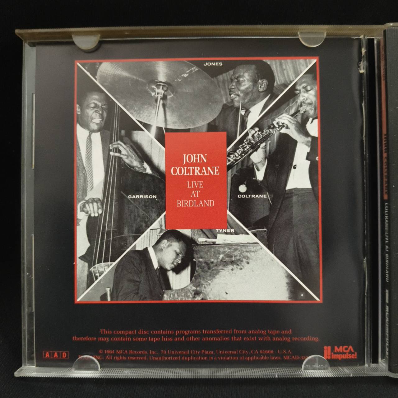 John Coltrane – Live At Birdland / USA / ปกเจาะ / แผ่นดี