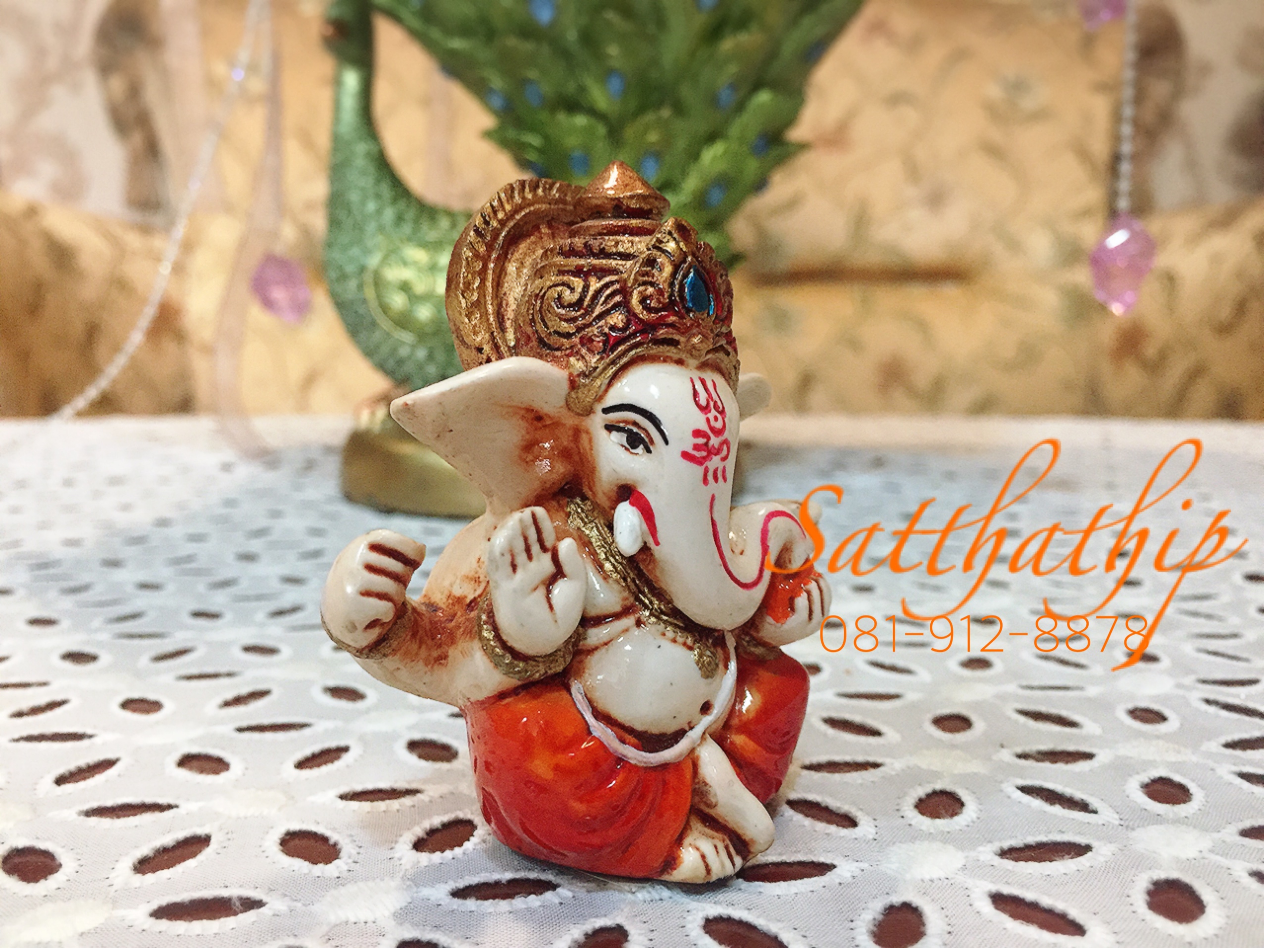 [สินค้าหมด - sold out***] พระพิฆเนศ ปางประทานพร (เซรามิก) - Ganesha: Lord of Success