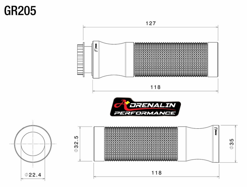 ปอกแฮนด์ Rizoma รุ่น Sport Line สำหรับคันเร่งแบบสาย สำหรับ R9T