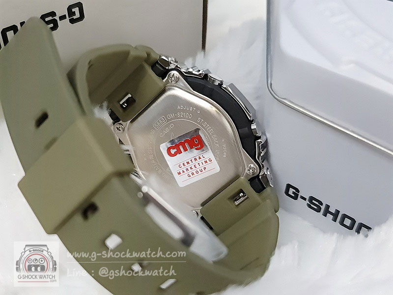 CASIO G-SHOCK นาฬิกาข้อมือ นาฬิกากันน้ำ นาฬิกาของแท้ ประกันศูนย์ CMG 1 ปี รุ่น GM-S2100-3A
