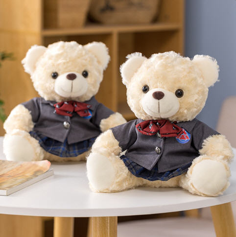 รับผลิต,ตุ๊กตาหมีปักโลโก้,ตุ๊กตาหมี,ตุ๊กตาหมีของขวัญ,โรงงานผลิตตุ๊กตาหมี,ของขวัญ,ของแจก,25cm