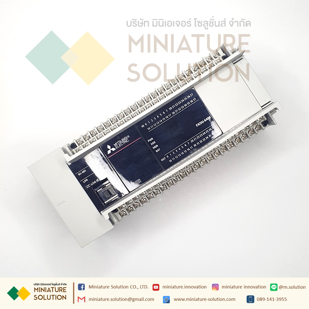 Mitsubishi PLC controller FX5U-32MR ES 64MR 80MR 32MT 64MT ESS AC/DC/RELAY