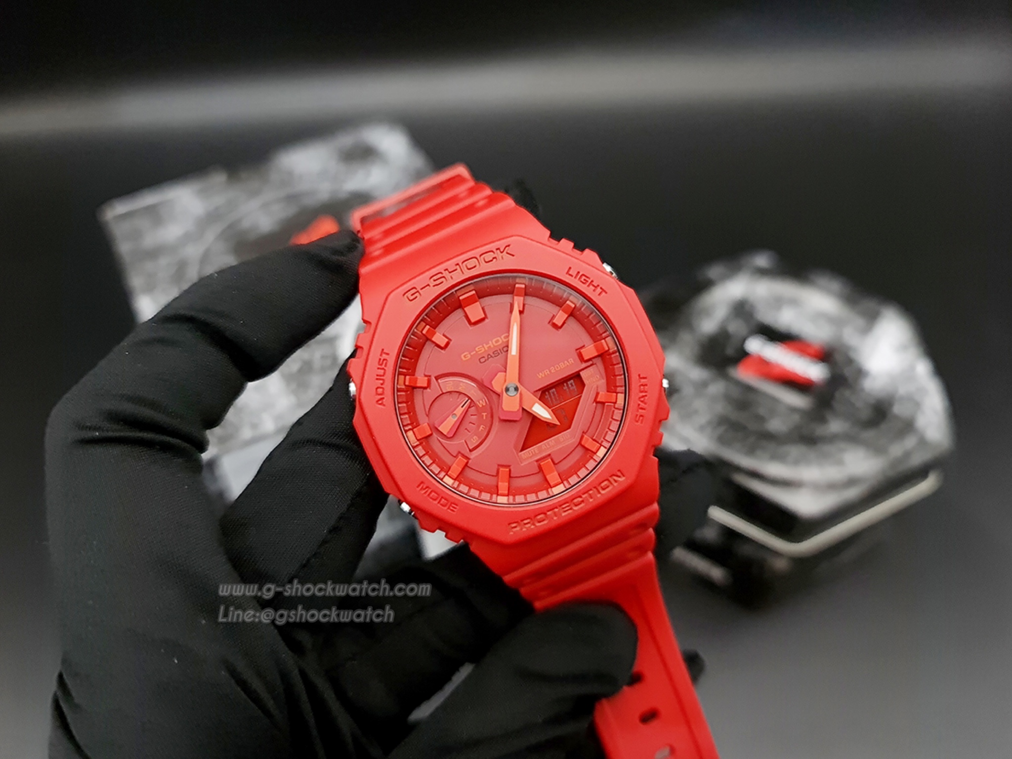 CASIO G-SHOCK นาฬิกาข้อมือ นาฬิกากันน้ำ นาฬิกาของแท้ ประกันศูนย์ CMG 1 ปี รุ่น GA-2100-4A