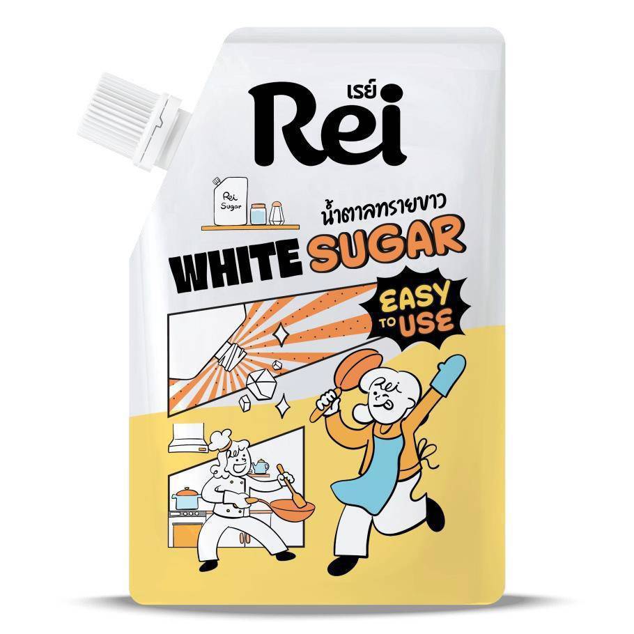 เรย์ น้ำตาลทรายขาว 180 กรัม Rei White Sugar 180 g. (03-9394)