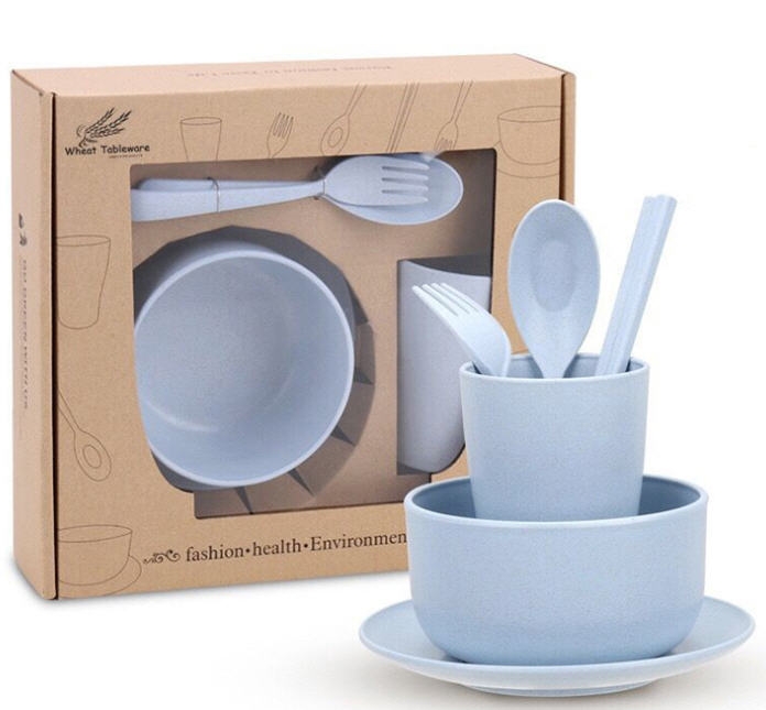 ชุดชามช้อนส้อมจานแก้วน้ำ,ชุดของที่ระลึก,ชุดช้อนจานแก้ว6ชิ้น,ชุดช้อนส้อม