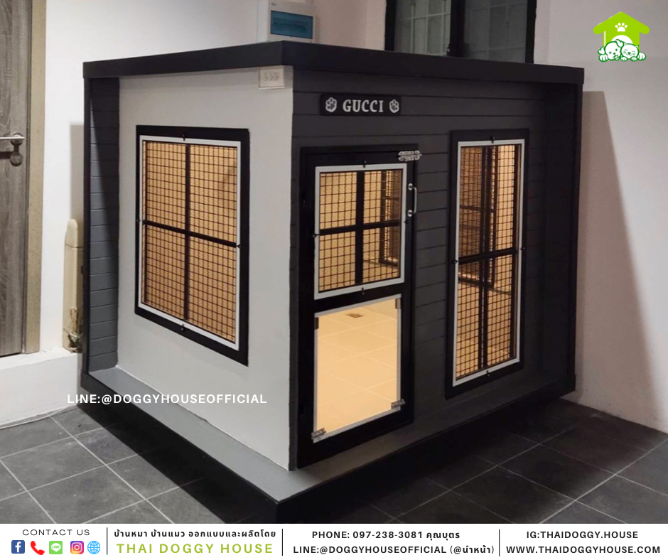 บ้านหมา แบบบ้าน BOX STYLE