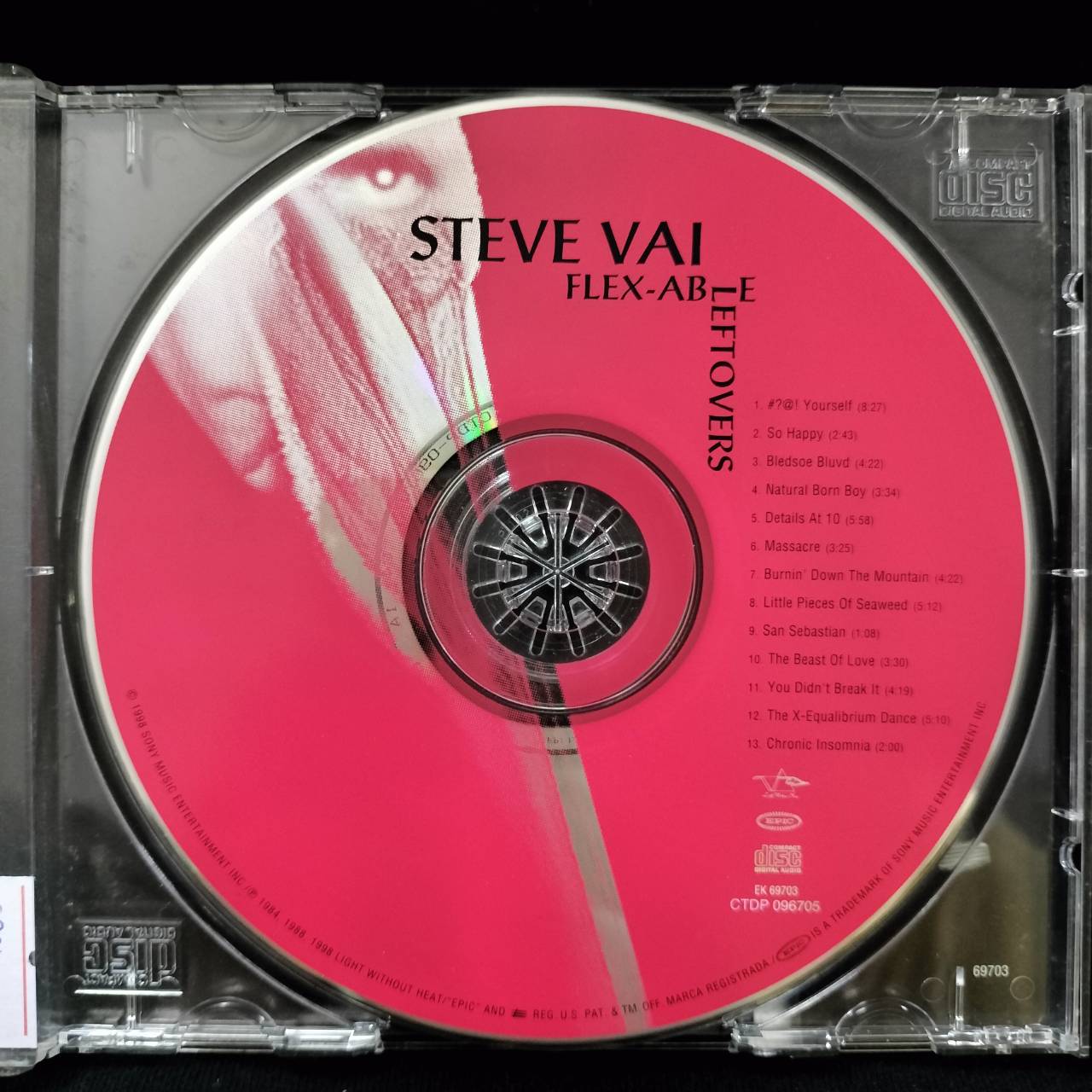 Steve Vai – Flex-Able Leftovers / USA / แผ่นสภาพนางฟ้า