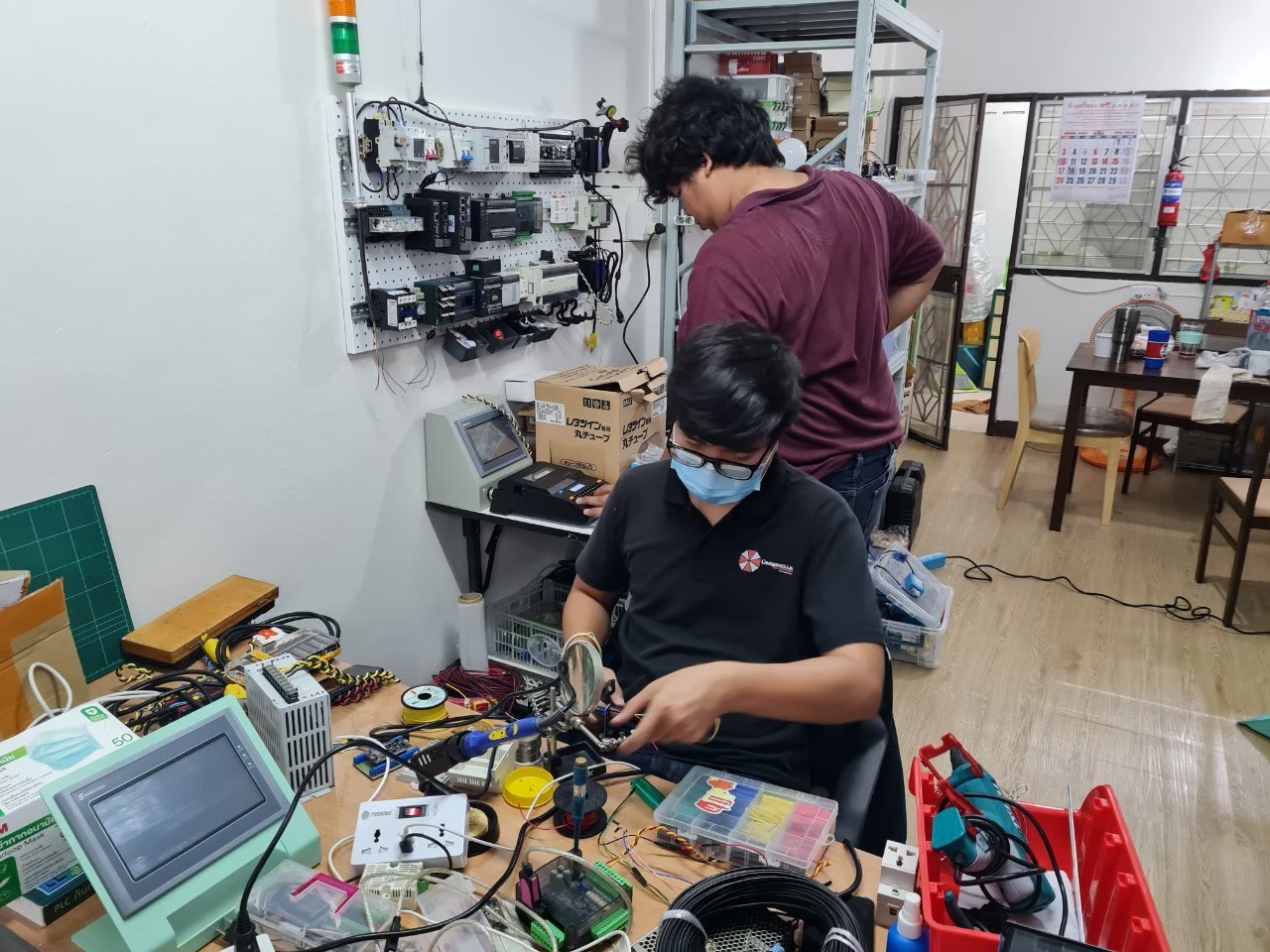 ติดตั้งระบบควบคุมปลาดุก x มหาวิทยาลัยเทคโนโลยีราชมงคลสุวรรณภูมิ