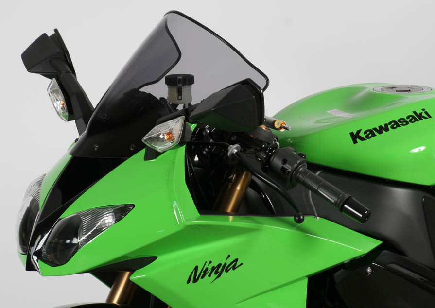 ชิวหน้า MRA สำหรับ ZX10 2008-2010 ทรง Racing สี smoke ของแท้ Germany
