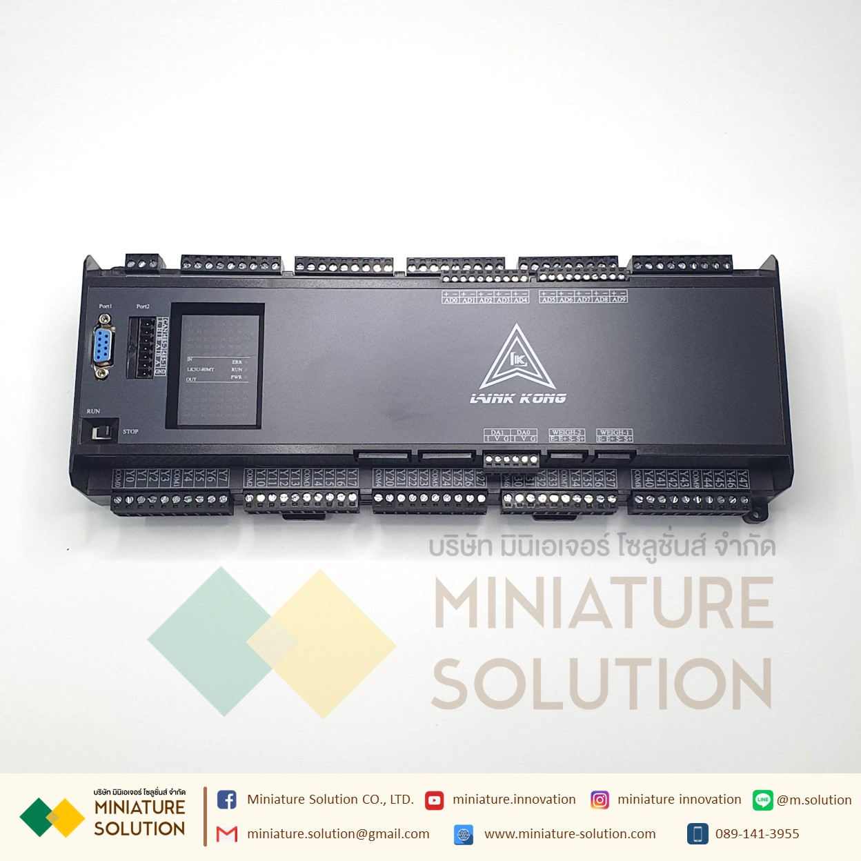 PLC LK3U-80MR-10AD-2DA Mitsu GXwork PLC LK3U-80MT-10AD-2DA Mitsu GXwork