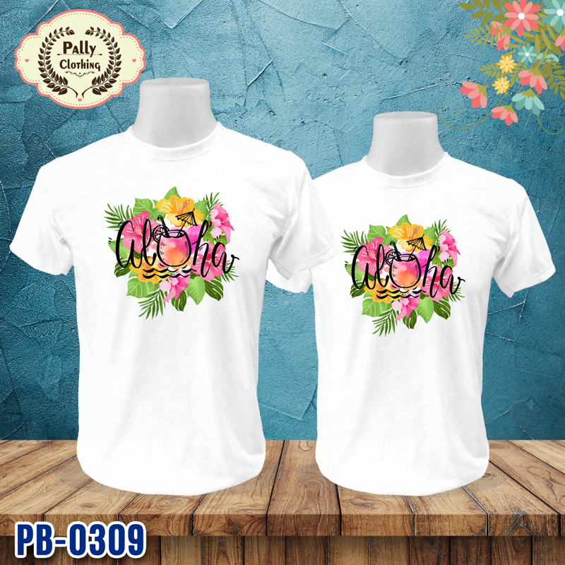 เสื้อยืดซัมเมอร์ PB-0309 ลาย Aloha