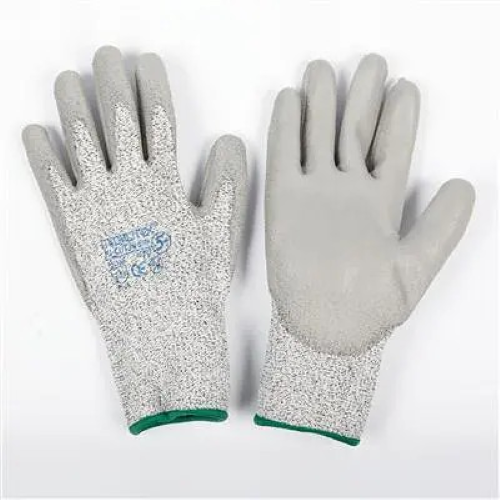 MICROTEX ถุงมือ Hi-Cut PU M / L / XL เทา
