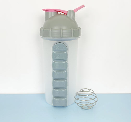 แก้วเชค,แก้วพลาสติก,แก้วเชคเวย์โปรตีน,มีช่องใส่ยา,ขั้นต่ำ1,000ชิ้น