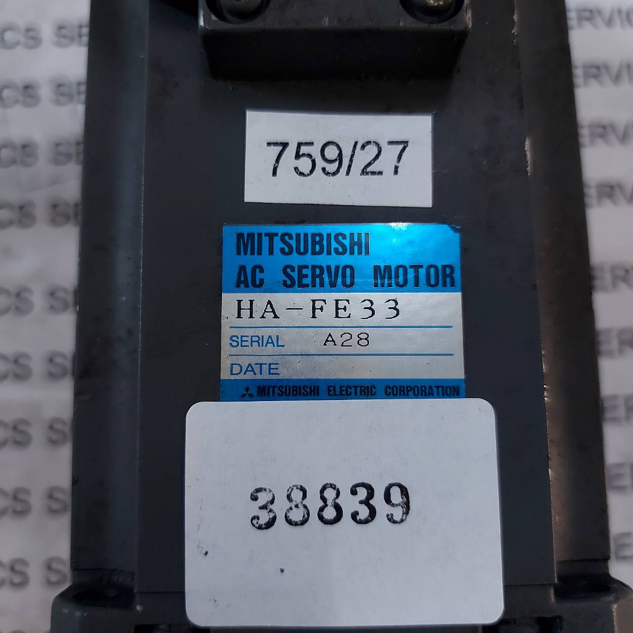 HA-FE33 MITSUBISHI SERVO MOTOR