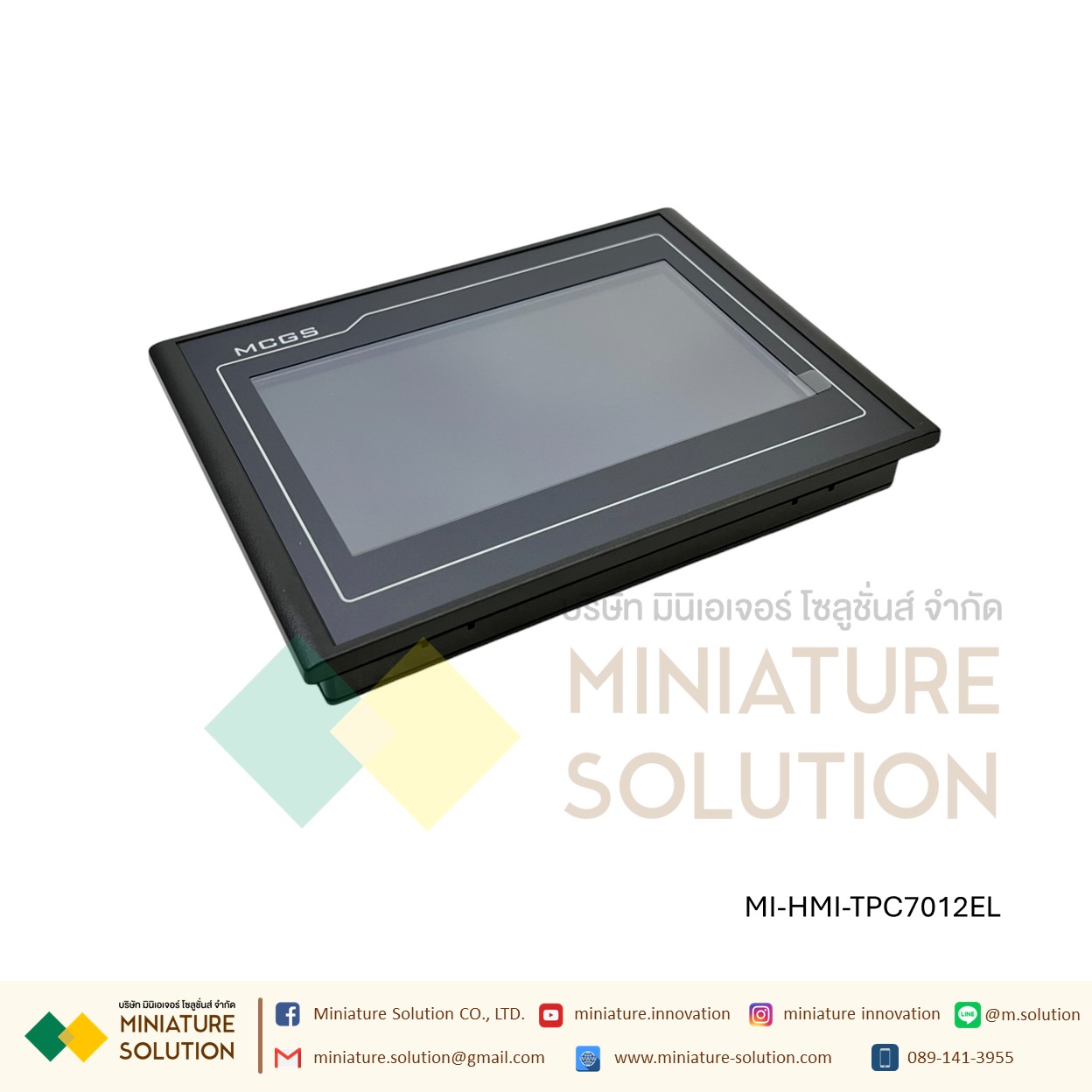 MCGS TPC7012EL 7 inches 24VDC 1COM PORT จอทัชกรีน 7 นิ้ว / TPC7022Ei Ethernet Port