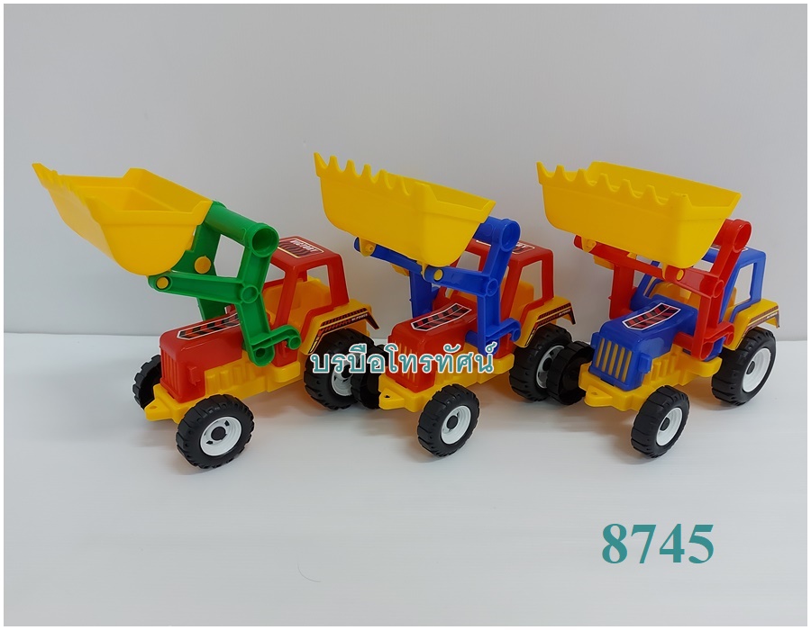 รถแทรกเตอร์บดถนน รถบดดิน รถเกดดิน รถตักดินสร้างถนน รถแม็คโครตีนตะขาบ รถของเล่นเด็ก