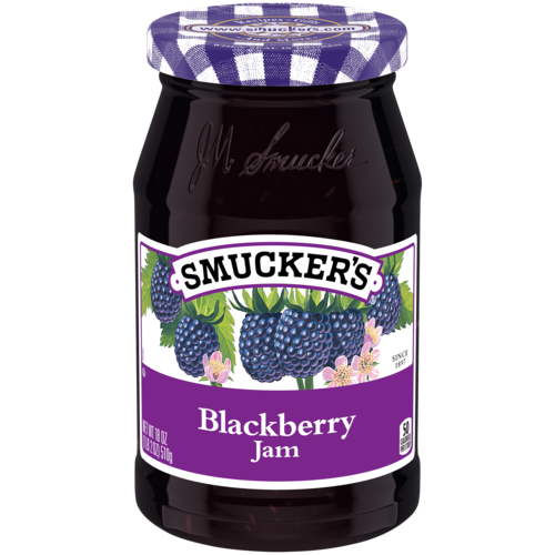 Smucker's Blackberry Jam สมัคเกอร์แยมแบล็คเบอรี่ 340 g.. (05-8186)