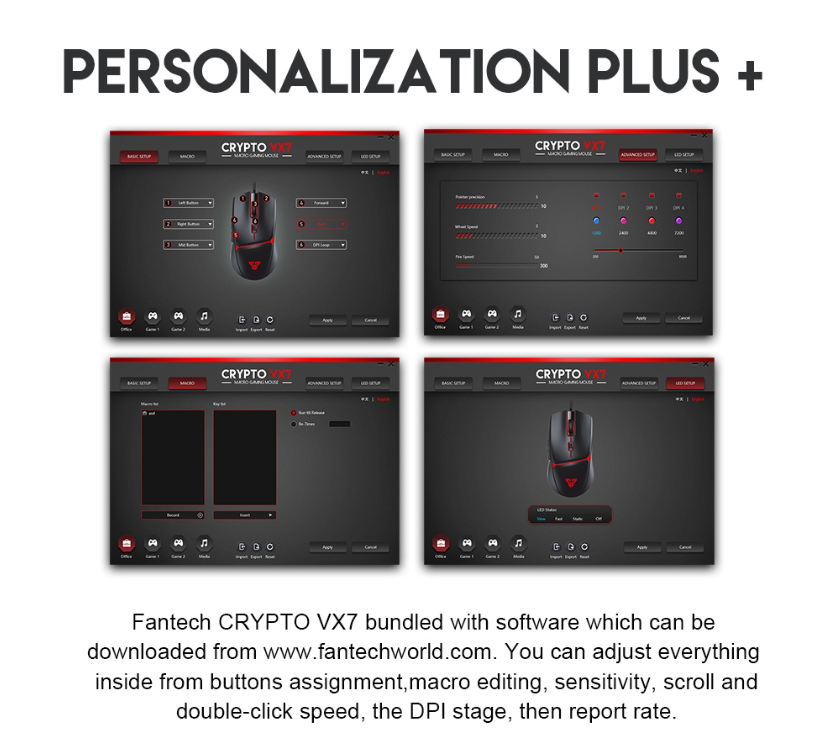 MOUSE FANTECH VX7 CRYPTO