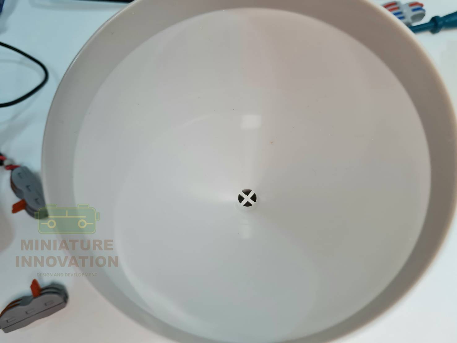 เซนเซอร์ปริมาณน้ำฝนแบบถัง Rainfall RS485 Mini tipping bucket rain gauge (พลาสติก สีเทา)