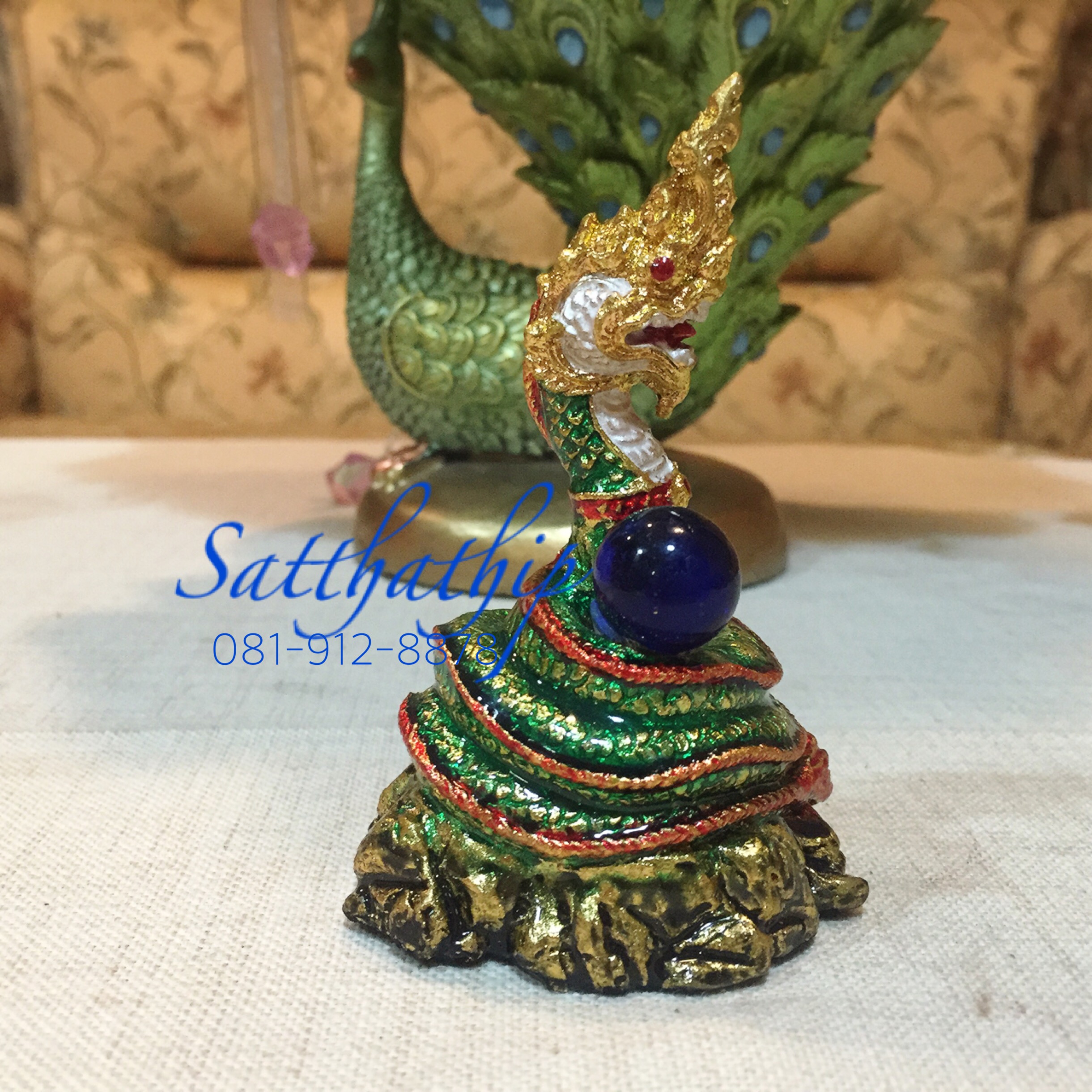 พญานาค (เซรามิก ลงสี) - Nāga