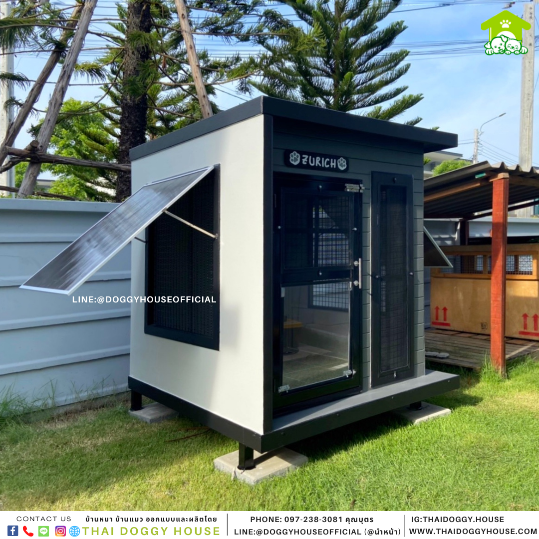 บ้านหมา แบบบ้าน Box style
