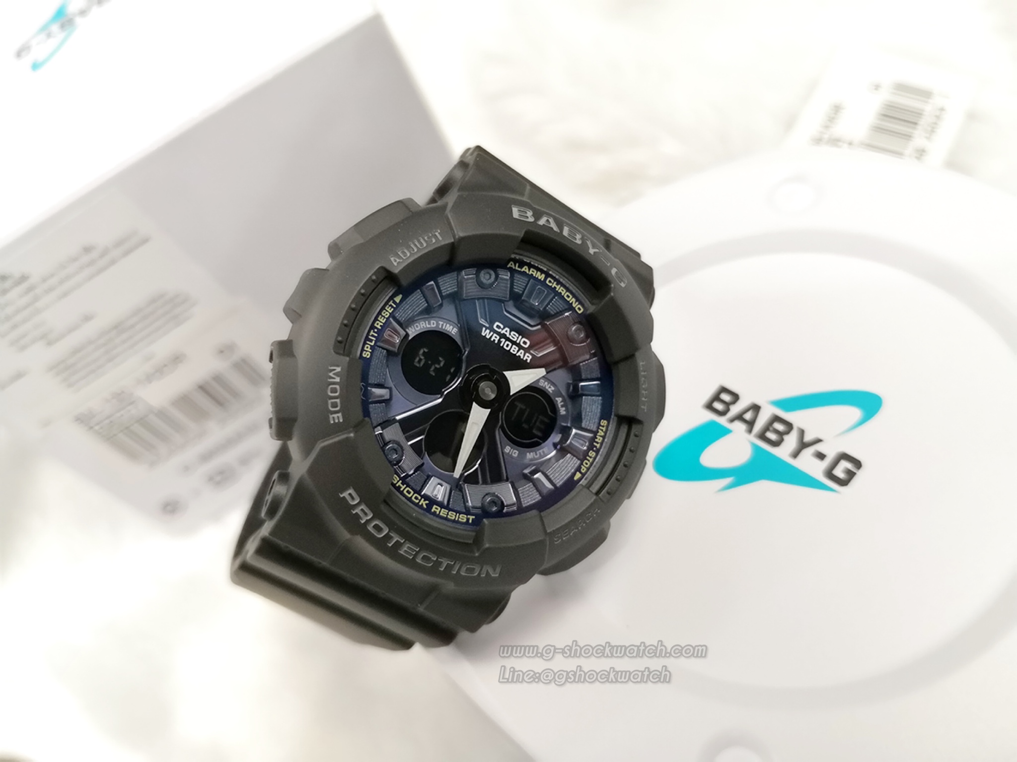 CASIO BABY-G นาฬิกาข้อมือ นาฬิกากันน้ำ นาฬิกาของแท้ ประกันศูนย์ CMG 1 ปี รุ่น BA-130-1A2