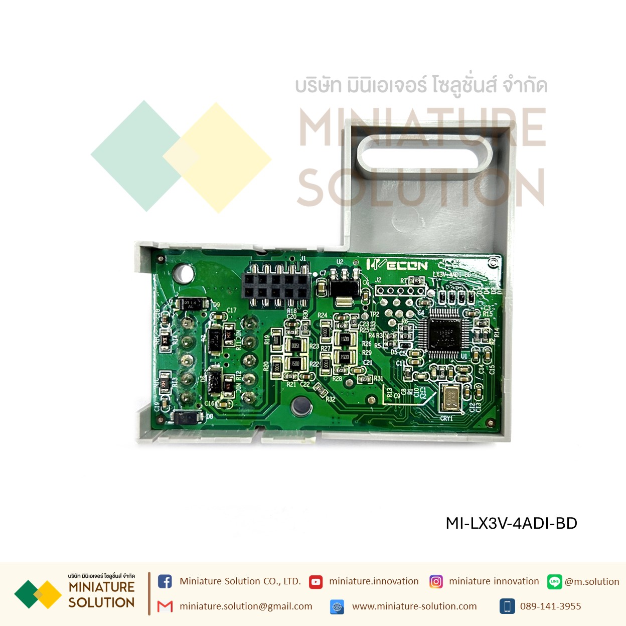 WECON LX3V-4ADI-BD 4 * Analog Input (4~20mA) 2TC2DAI-BD 2 2ADI2DAI-BD 2 2ADV2DAV-BD 2 Output (-10V~10V) 2PT2DAI-BD 2