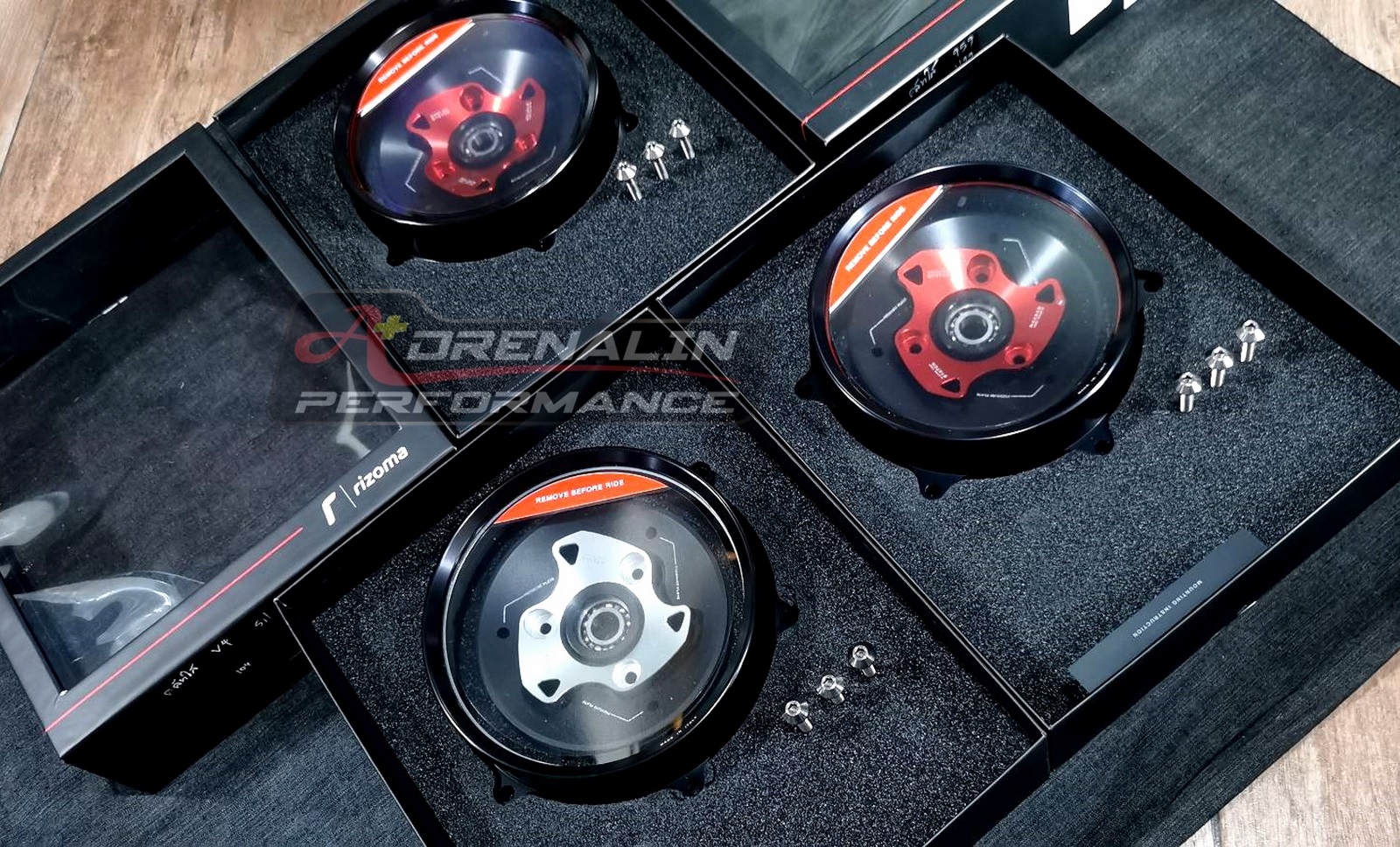 ครอบคลัทช์ใส Rizoma สำหรับ Panigale 899 1199 ชุด3ชิ้น