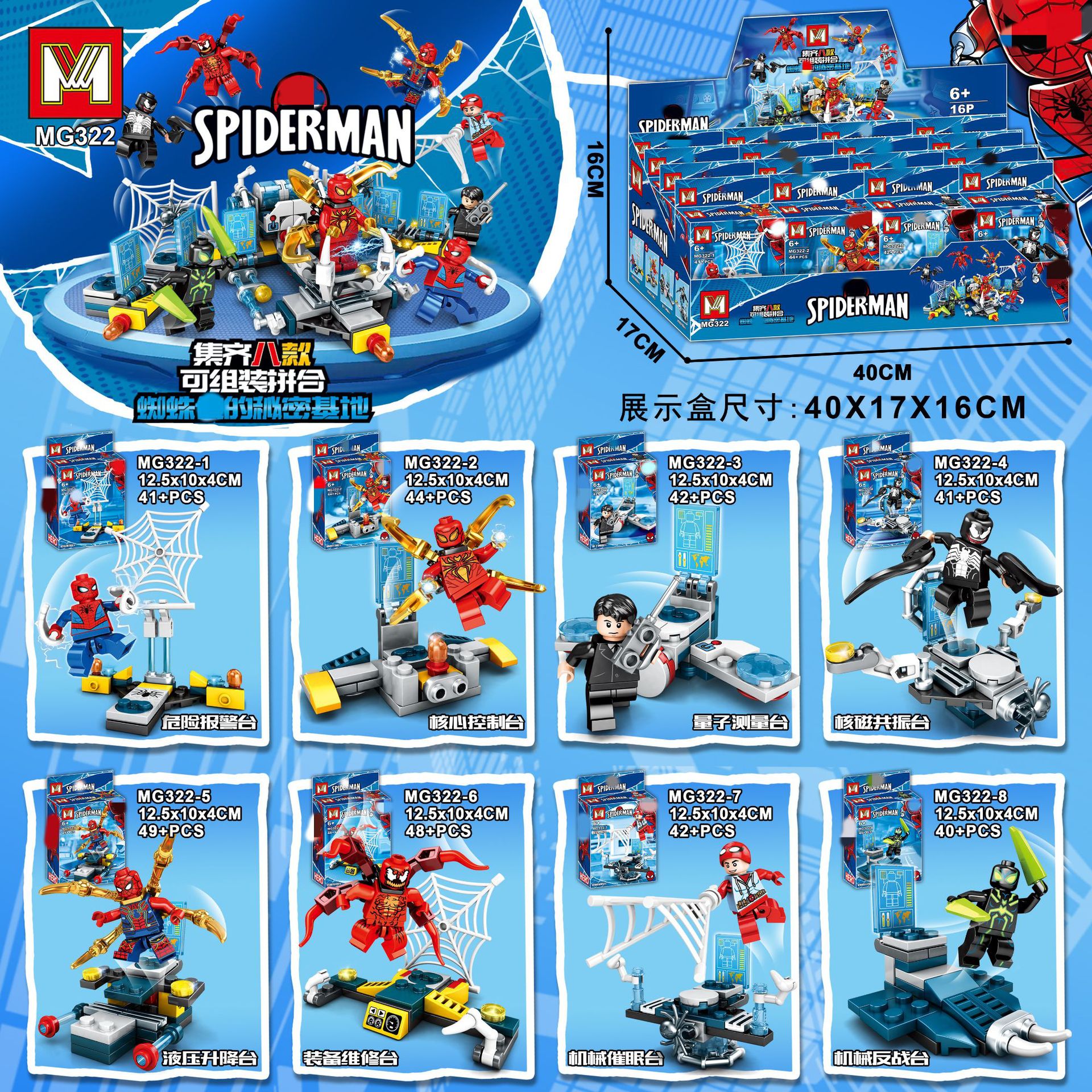 เลโก้จีน MG 322 ชุด Spiderman