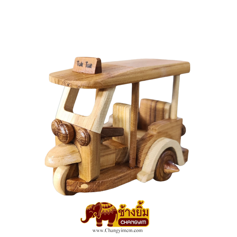รถตุ๊กตุ๊กไม้