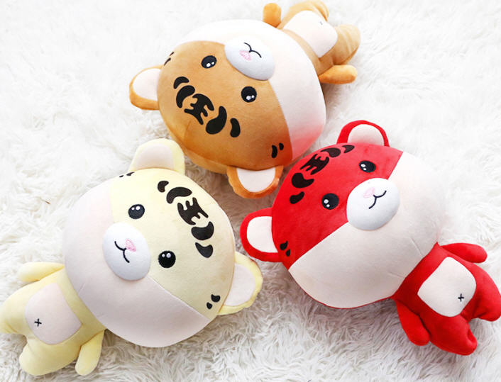 หมอนตุ๊กตาเสือ,หมอนเม็ดโฟม,หมอนรูปตัวU,หมอนตุ๊กตาเสือ 2in1,หมอนตัวยู