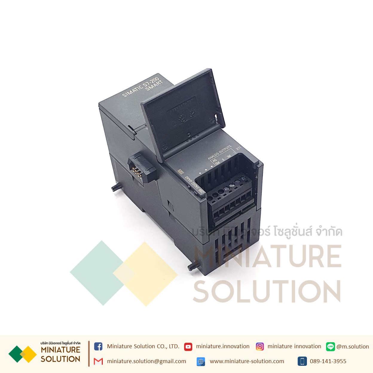 ซีเมนต์ SIMATIC S7-200 SMART PLC CPU SR20 SR30 SR40 ST20 ST30 CR20 SIEMENS analog module AE04 AE08 AM03 AM06 SB CM01 AQ01 AE01 (AQ02)