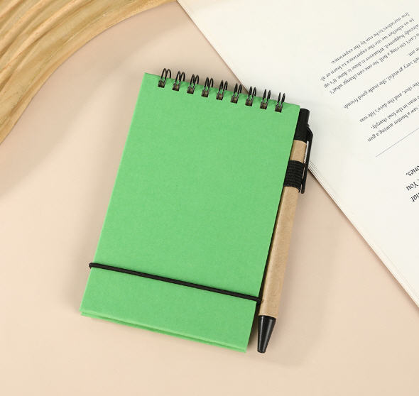 สมุด+ปากกา,ชุดสมุดสกรีนโลโก้