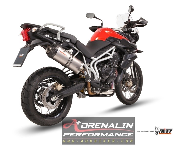 ท่อ MIVV รุ่น Oval Slip on สำหรับ Triumph Tiger800/800XC (For Exhibition only)