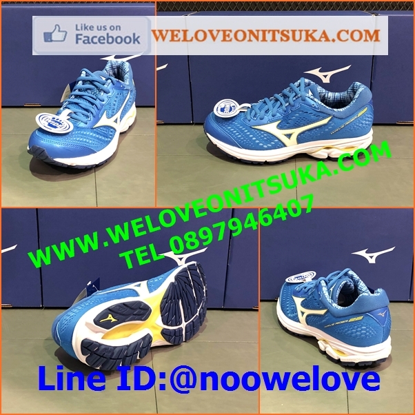 Mizuno Wave Rider 22 สำหรับสาวๆ หน้าเท้ากว้าง รุ่นยอดนิยม สีสวย โดดเด่น ชัดเจน หนานุ่ม ใส่สบายเท้า J1GD183216