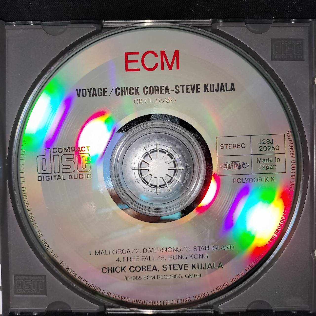 Chick Corea, Steve Kujala – Voyage / JAPAN / ค่าย ECM / ปกในมีจุดเหลือง / แผ่นดี / มี Obi