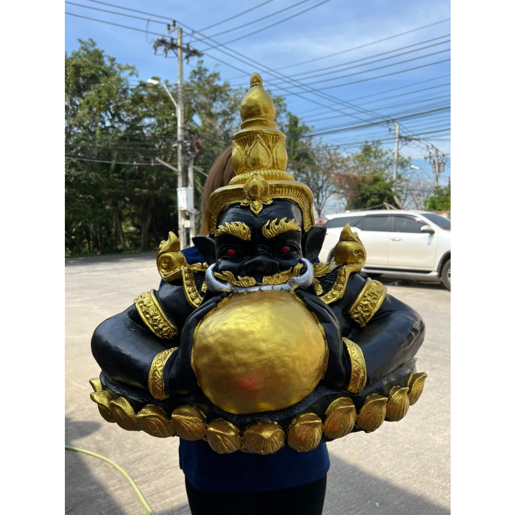 ราหู ราหูอมจันทร์ กว้าง 25 นิ้ว สูง 25 นิ้ว องค์ใหญ่มากกกกกก